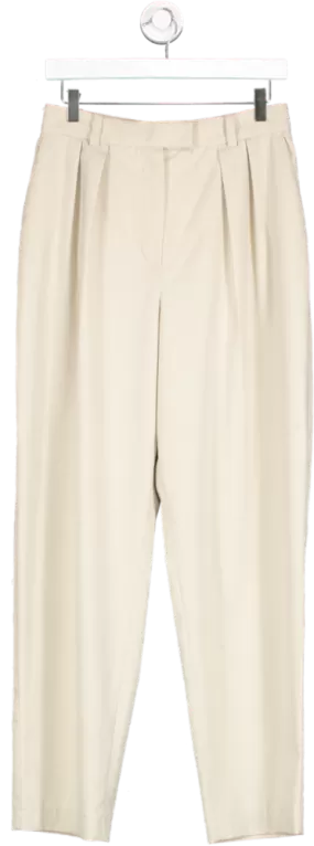 Weekend & Beyond Beige Tailored Trousers UK S