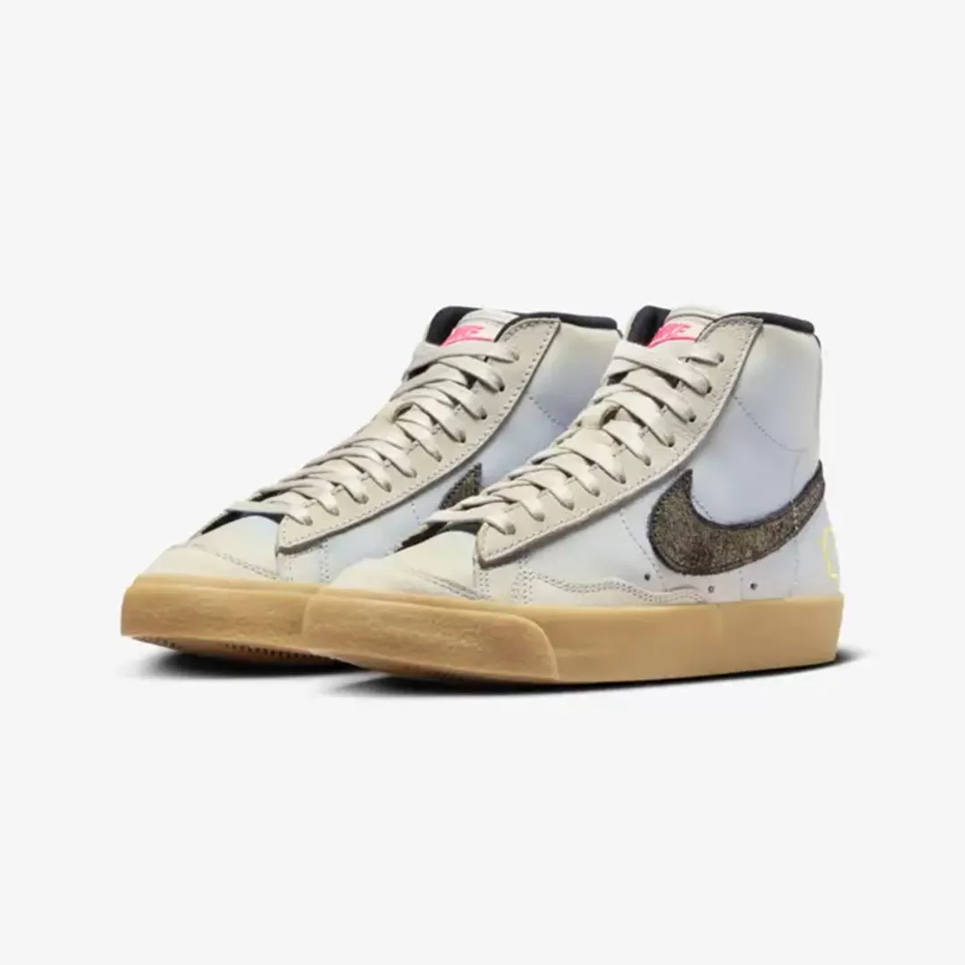 WMN'S BLAZER MID '77 PREMIUM 'LT OREWOOD BRN/GUM YELLOW-TOPAZ GOLD'