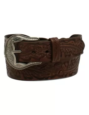 Women's Angel Ranch 1 1/2 Braided Acorn Brown Belt