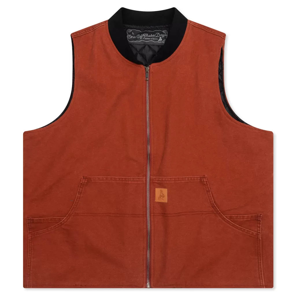 Work Vest - Rust