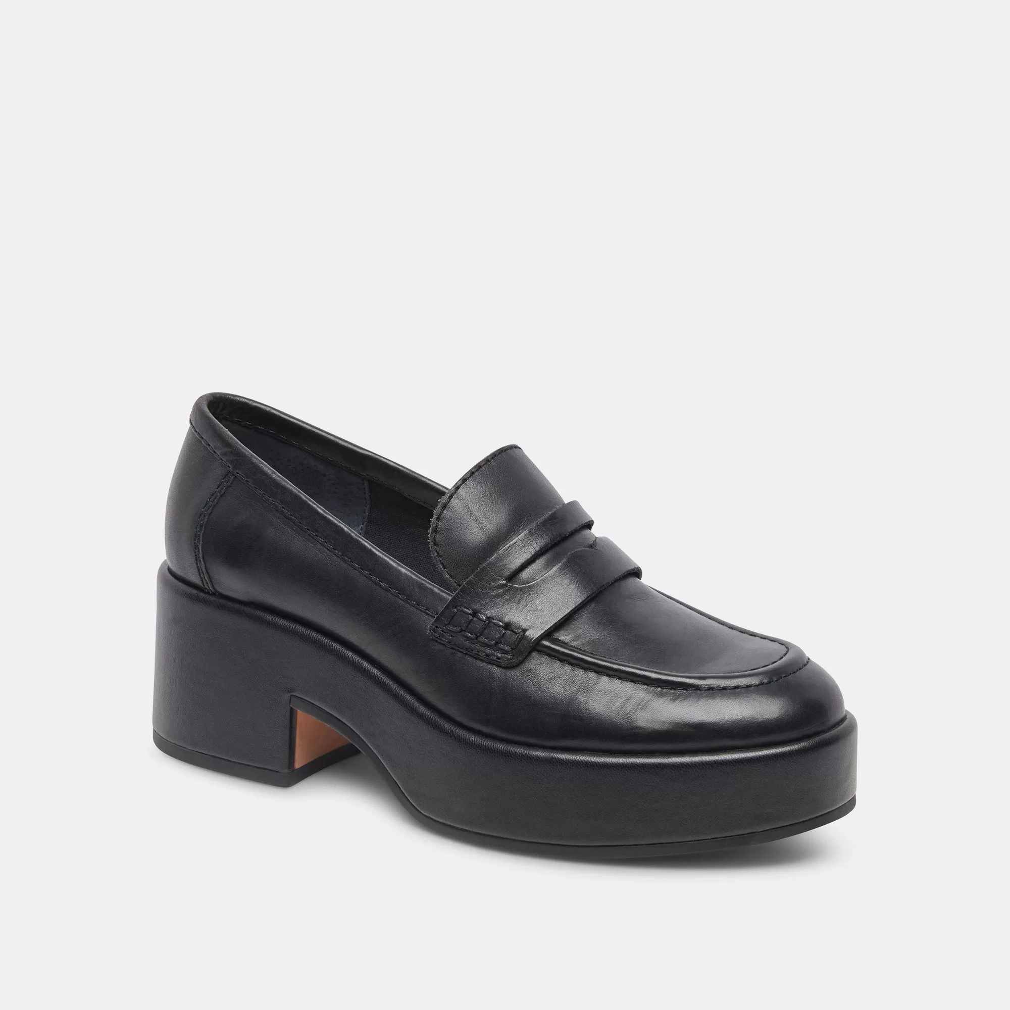 YANNI LOAFERS BLACK LEATHER