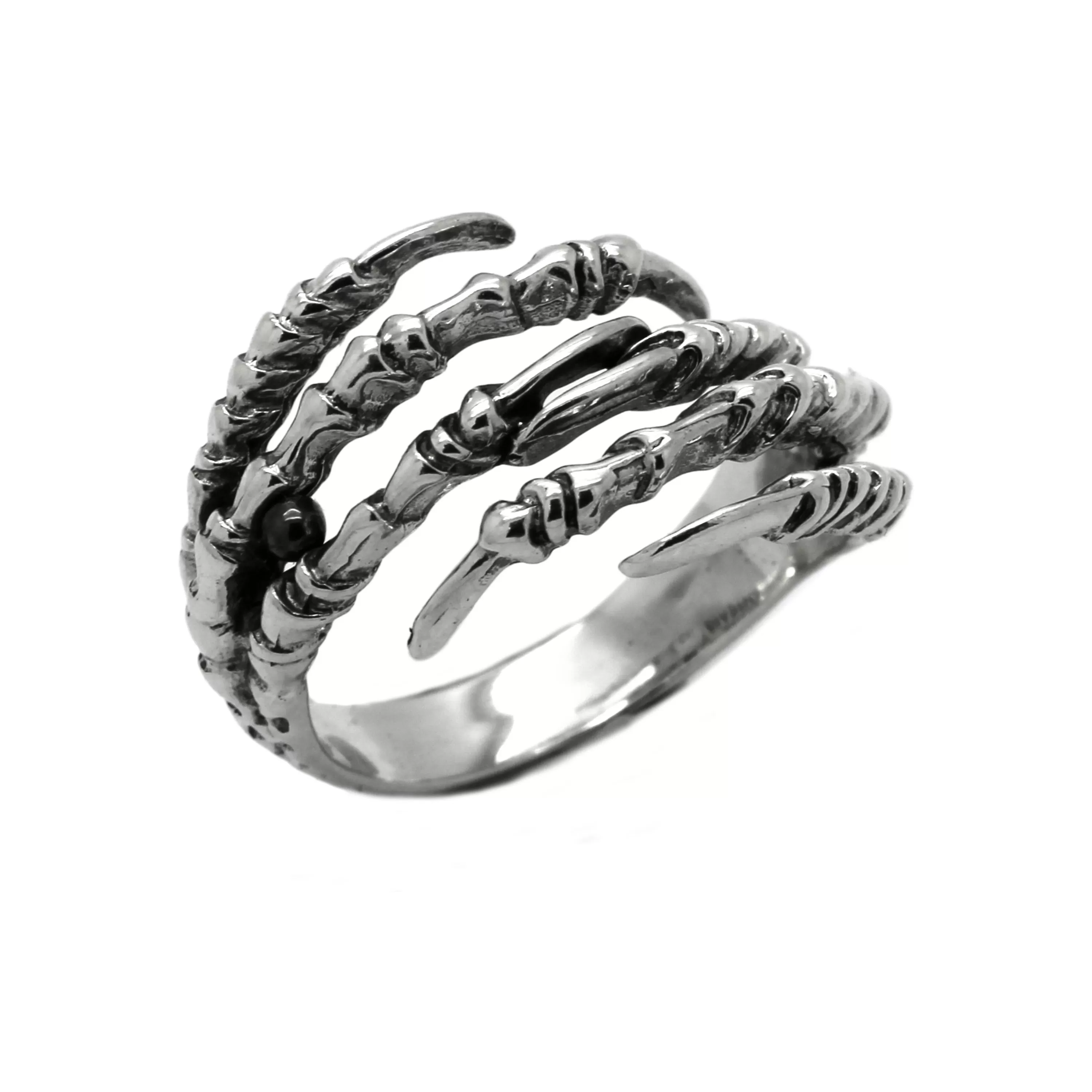 Сrow's Сlaw Women's Blackened Sterling Silver Ring